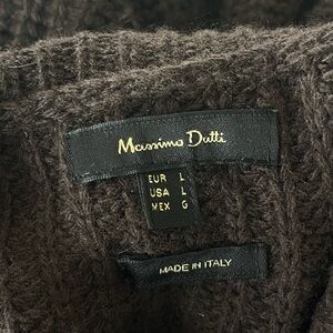 Massimo Dutti Dark Brown Knitwear